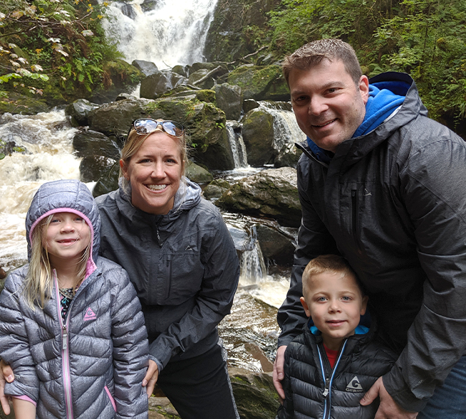 Doctor Lacquaniti and her family